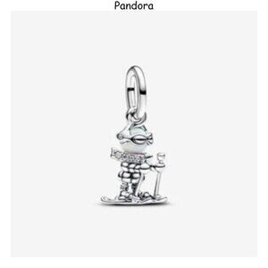Authentic Skier Dangle Pandora Charm